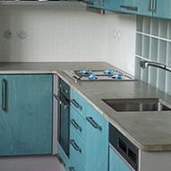 betonová pracovní kuchyňská deska
