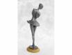 Barbora Fausová – Baletka, cínová socha, originální soška,  dívka, figura, kov, umění – 4