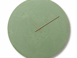 Zelený ciferník s rafičkami ze dřeva | CL500701