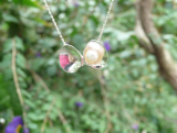 náhrdelník - mušle s perlou z Manuel Antonio, Kostarika /  The Necklace with pearl- a shell from Manuel Antonio, Costa Rica