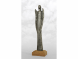 Barbora Fausová – Andělka - cínová socha