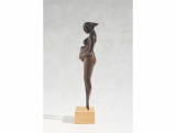 Barbora Fausová – V očekávání - bronzová socha - originál