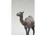 Barbora Fausová – Velbloud - bronzová socha - limitovaná edice, originál, umění, zvíře, dekorace, socha kov, socha zvířete – 1