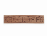 dřevěné tabulky na psaní