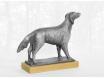 Barbora Fausová – Retrívr - cínová socha psa, dekorace, umění, socha kov, plastika psa – 2