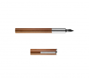 KAYU – Kayu PURO - Stříbrné plnící pero ze dřeva Teaku