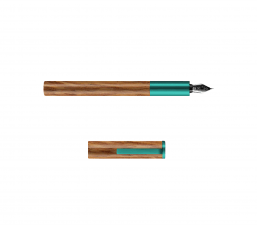 KAYU – Kayu PURO - Tyrkysové plnící pero ze dřeva Kokosové palmy