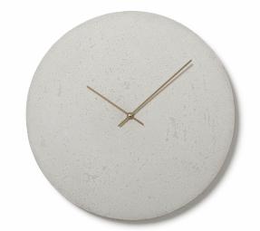 Nástěnné hodiny z betonu Clockies Elements 50, konzervativní odstíny