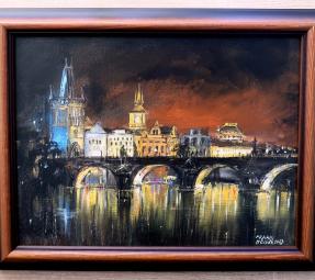 Milan Čihák – Praha - Noční Karlův most