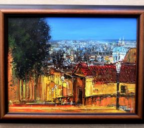 Milan Čihák – Praha - Noční Staré zámecké schody