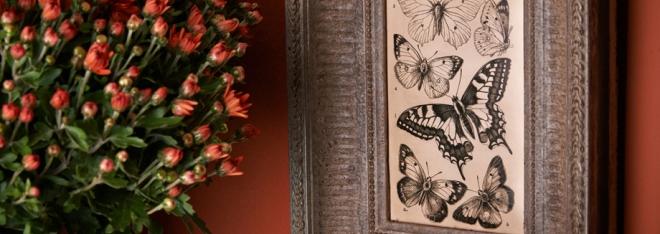 betonové dekorace, rám obrazu, beton, betonový rám, betonový svícen, svícen z betonu