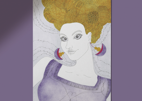 KAYU – Žena - A3 plakát s posterem pro nácvik písma, rukopisu, kaligrafie