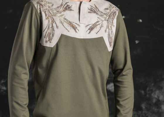 MUZA – Pánská mikina se sedlem