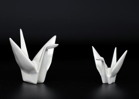 Vzpomínky na dětství – Ručně vyráběné porcelánové origami