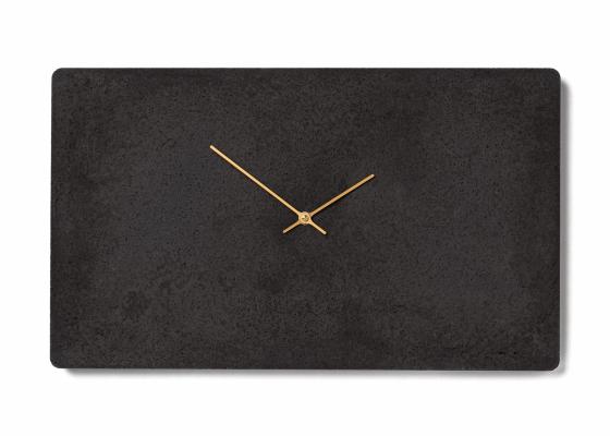 Clockies – Nástěnné obdélníkové hodiny z betonu Clockies Elements 50